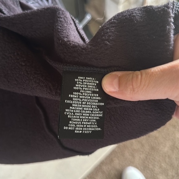 Fila Sport fleece hooded jacket size medium black - Picture 8 of 9